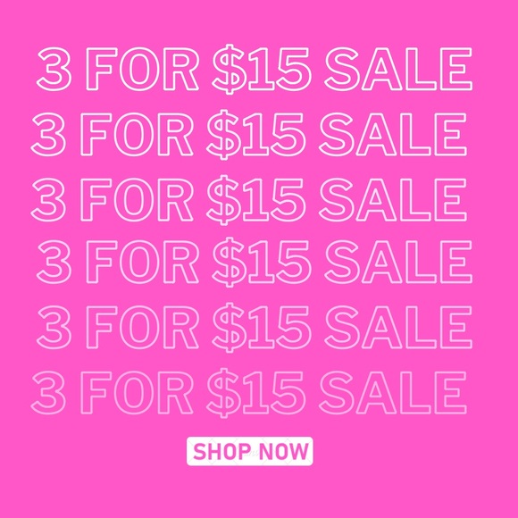 Other - 3 for $15 BEAUTY SALE